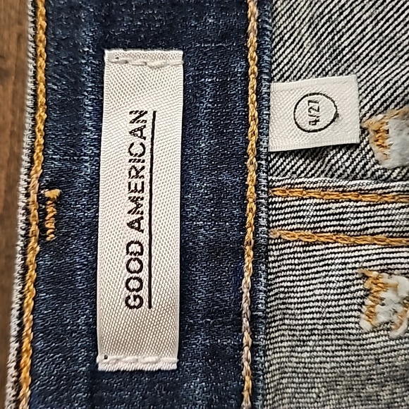 Good American High Rise Jean Shorts sz 27 - Picture 5 of 5